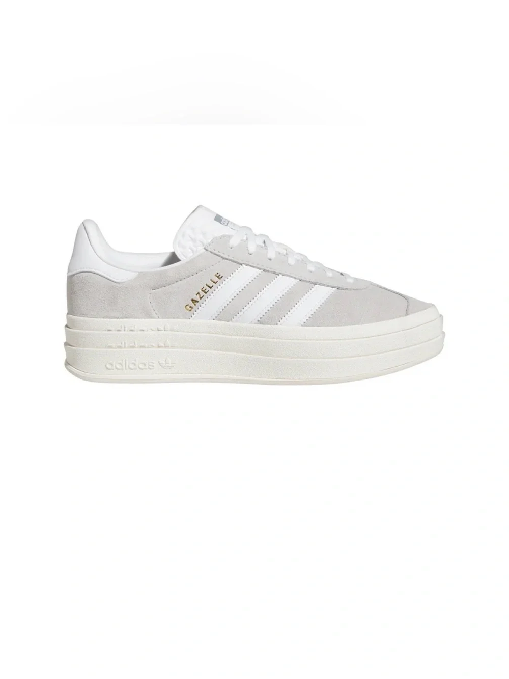 adidas Gazelle Platform Sneakers in gray